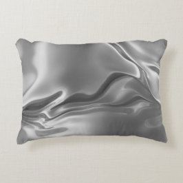 Liquid Silver Digital Print Accent Kussen
