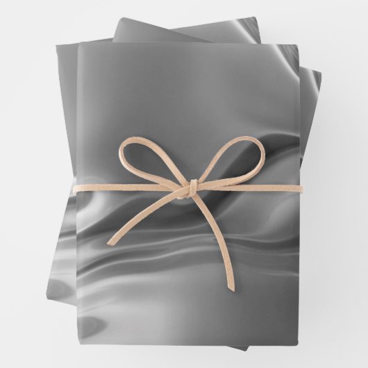 Liquid Silver Digital Print Inpakpapier Vel (In situ)