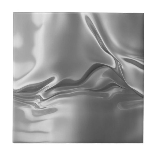 Liquid Silver Digital Print Tegeltje (Voorkant)