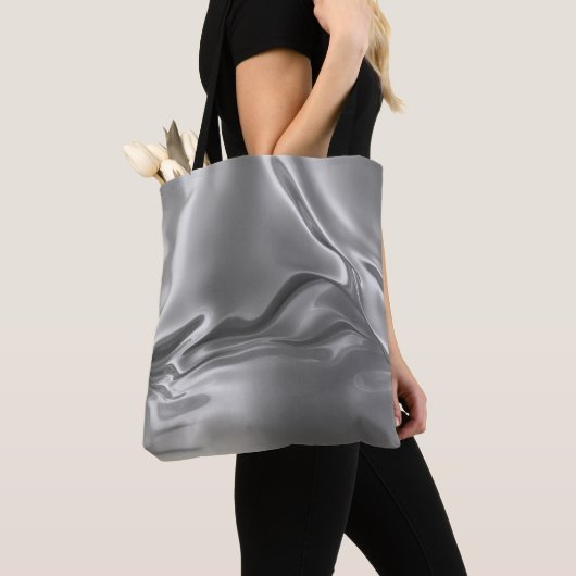 Liquid Silver Digital Print Tote Bag (Dichtbij)