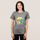 Liquid Strength – Funny Juice & Water Muscle Desig Tri-Blend Shirt (Voorkant volledig)