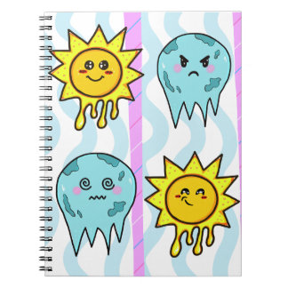 Liquid Sunshine & Frozen Moons Kawaii Notitieboek