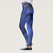 Liquid Swirl Holographic Neon Fitness 2026 Blue Leggings (Links)