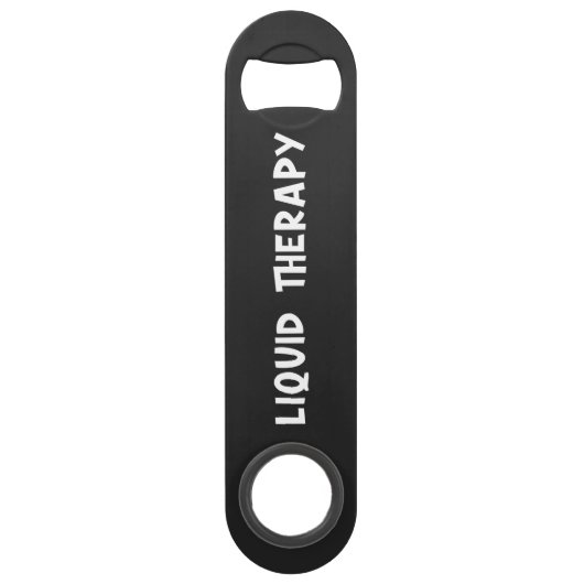 Liquid Therapy Beer Steel Bottle Opener Speed Flessenopener (Voorkant)
