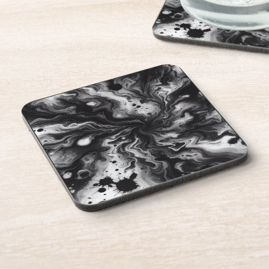 Liquid Tie Die Beverage Coaster Bier Onderzetter (Linkerzijde)