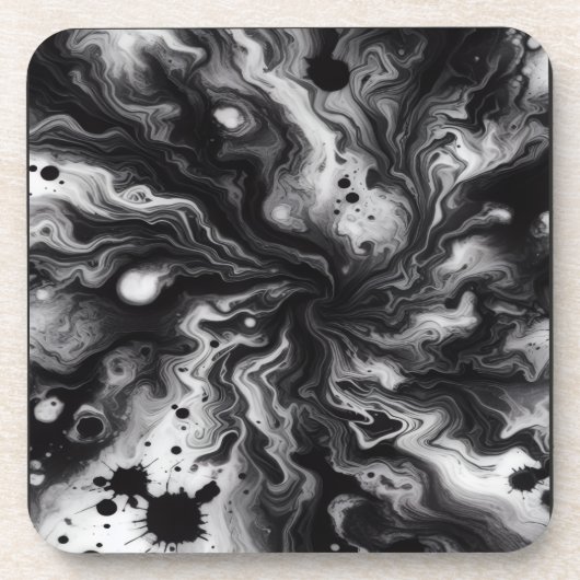 Liquid Tie Die Beverage Coaster Bier Onderzetter (Voorkant)