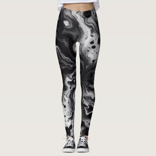 Liquid Tie Die  Leggings (Voorkant)