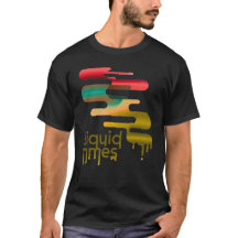 "Liquid Times" Abstracte Smeltende Grafische T-Shi