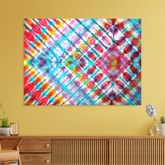 "Liquid Vector", abstract, psychedelic Canvas Afdruk (Insitu (Woonkamer))