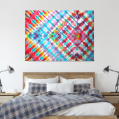 "Liquid Vector", abstract, psychedelic Canvas Afdruk (Insitu (Slaapkamer))