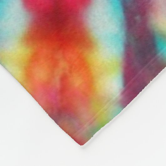 Liquid Vector Pattern (Full)  Fleece Deken (Hoek)