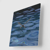 LIQUID WATER CLOCK VIERKANTE KLOK (Hoek)