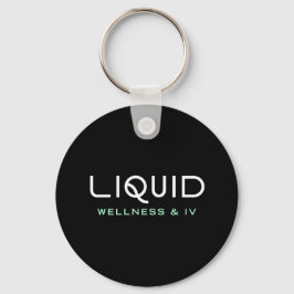 Liquid Wellness & IV - Black Keychain