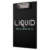 Liquid Wellness & IV Clipboard - Black Klembord (Links)