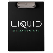 Liquid Wellness & IV Clipboard - Black Klembord (Voorkant)