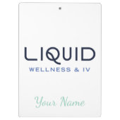  Liquid Wellness + IV Clipboard - Personalized Klembord (Achterkant)