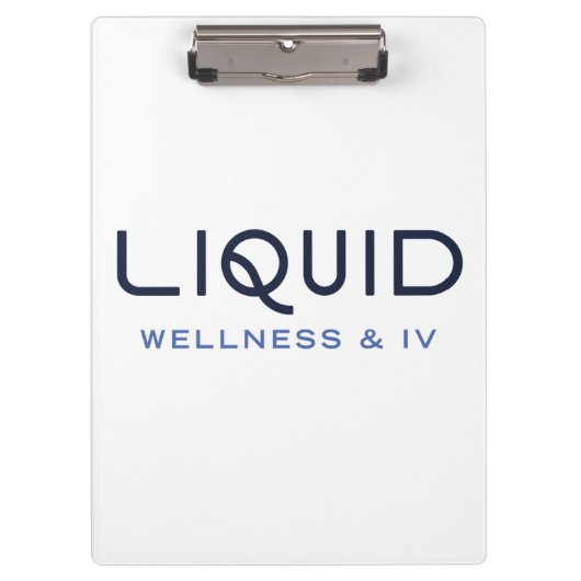  Liquid Wellness + IV Clipboard - Personalized Klembord (Voorkant)
