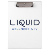 Liquid Wellness + IV Klembord - Gepersonaliseerd (Voorkant)