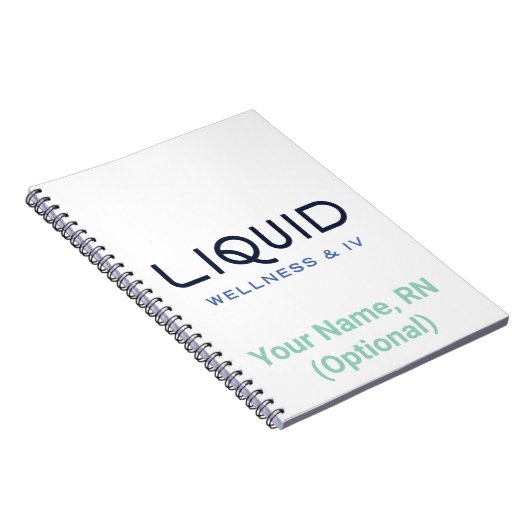 Liquid Wellness & IV Notebook Notitieboek (Rechterzijde)