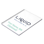 Liquid Wellness & IV Notitieboek (Linkerzijde)