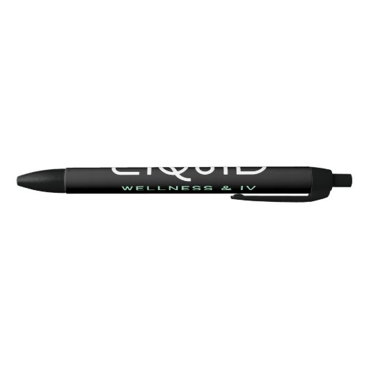 Liquid Wellness & IV-notitieboek - Zwart Zwarte Inkt Pen (Bodem)