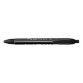 Liquid Wellness & IV-notitieboek - Zwart Zwarte Inkt Pen (Achterkant)