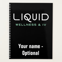 Liquid Wellness & IV Planner - Black