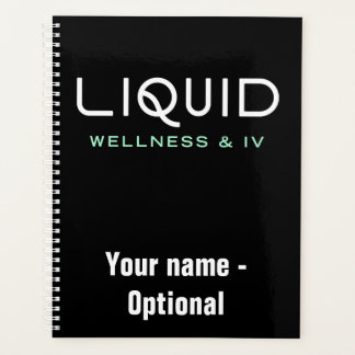 Liquid Wellness & IV Planner - Zwart