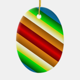 Liquidartz Double Edged Rainbow Keramisch Ornament