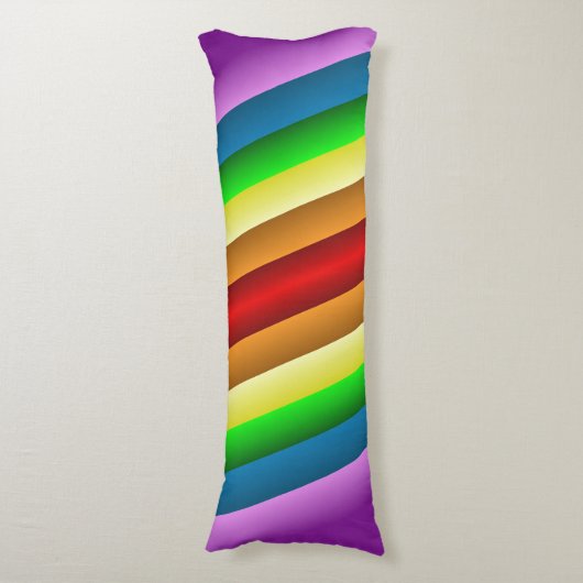 Liquidartz Double Edged Rainbow Lichaamskussen (Voorkant Verticaal)