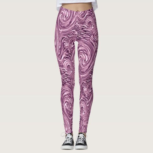Liquide roze Leggings (Voorkant)
