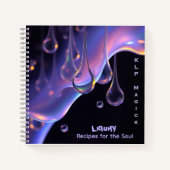 Liquify - AI Fantasy Sci-fi Digital Art Print Notitieboek (Voorkant)