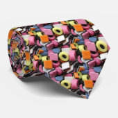 Liquiorice Allsorts Design Stropdas (Opgerold)