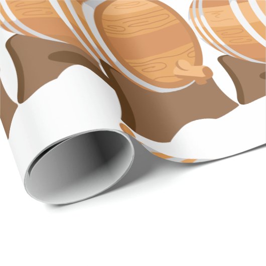 Liquor Barrel Cadeaupapier (Rol Hoek)