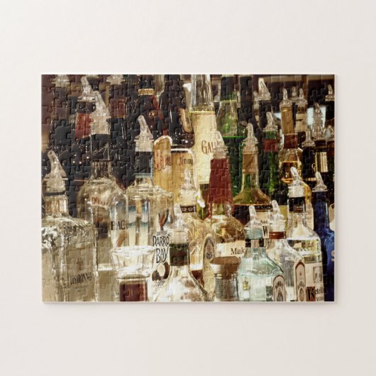 Liquor Bottles Legpuzzel (Horizontaal)