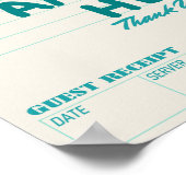 Liquor & Cowboys Guest Check Afdrukken Poster (Hoek)