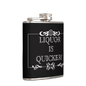 Liquor is een sneller steampunk vat heupfles (Rechts)