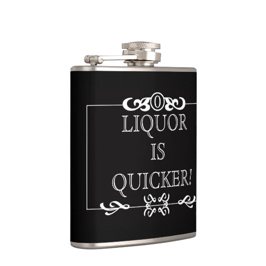 Liquor is een sneller steampunk vat heupfles (Rechts)