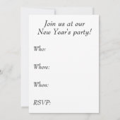 Liquor is een snellere nieuwjaarsdag kaart (Achterkant)