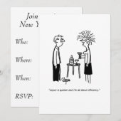 Liquor is een snellere nieuwjaarsdag kaart (Voorkant / Achterkant)