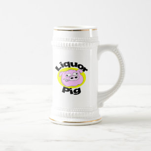 Liquor pig Stein Bierpul
