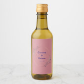 Liquor Wijn Bruiloft Mini Label Set Wijn Etiket (Voorkant)