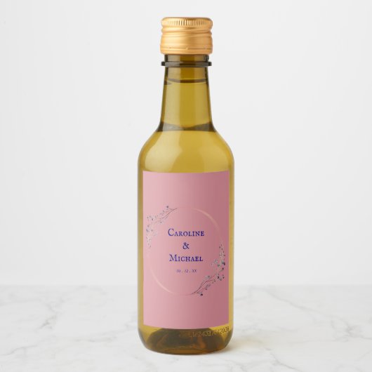 Liquor Wijn Bruiloft Mini Label Set Wijn Etiket (Voorkant)