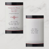 Liquor Wine Store Visitekaartje (Voorkant / Achterkant)