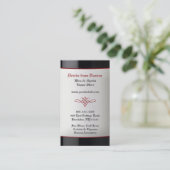 Liquor Wine Store Visitekaartje (Staand voorkant)