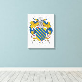 Lira Family Crest Canvas Afdruk (Insitu (Houten vloer))