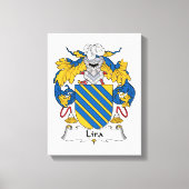 Lira Family Crest Canvas Afdruk (Voorkant)
