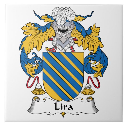 Lira Family Crest Tegeltje (Voorkant)