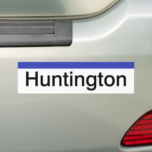 LIRR Huntington Sticker (Op auto)