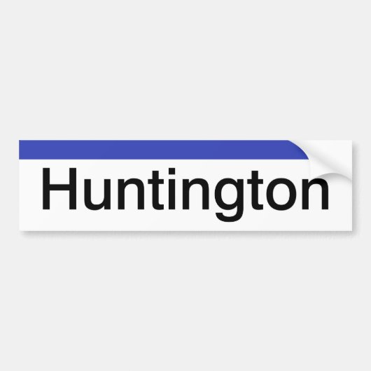 LIRR Huntington Sticker (Voorkant)